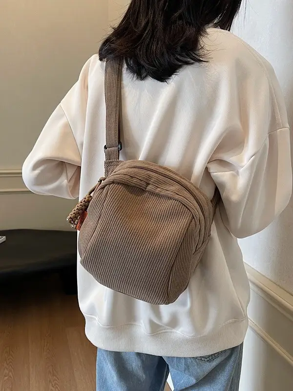 Women's 2024 Winter Casual Shell Bag Solid Color - Image 5