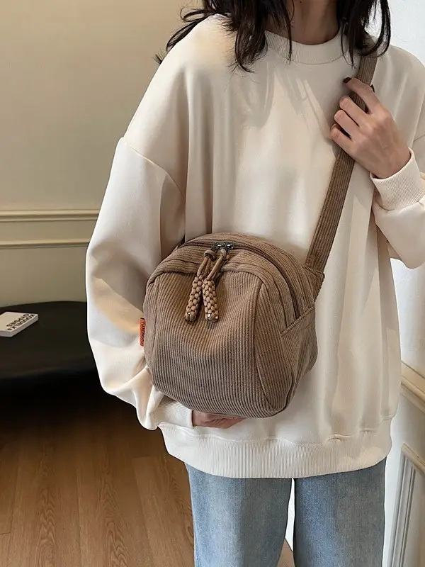 Women's 2024 Winter Casual Shell Bag Solid Color - Image 6