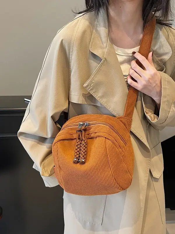 Women's 2024 Winter Casual Shell Bag Solid Color - Image 7