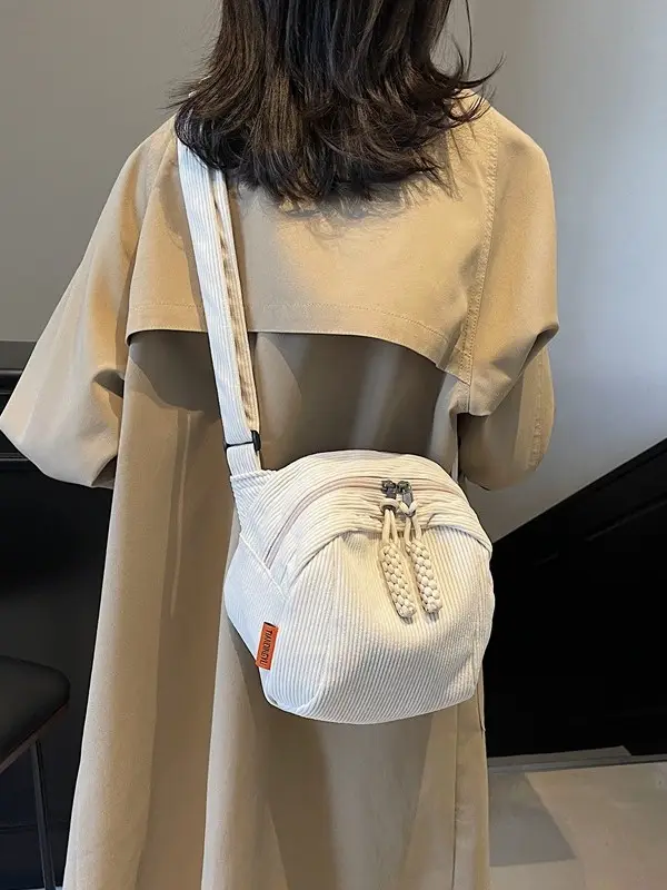 Women's 2024 Winter Casual Shell Bag Solid Color - Image 8