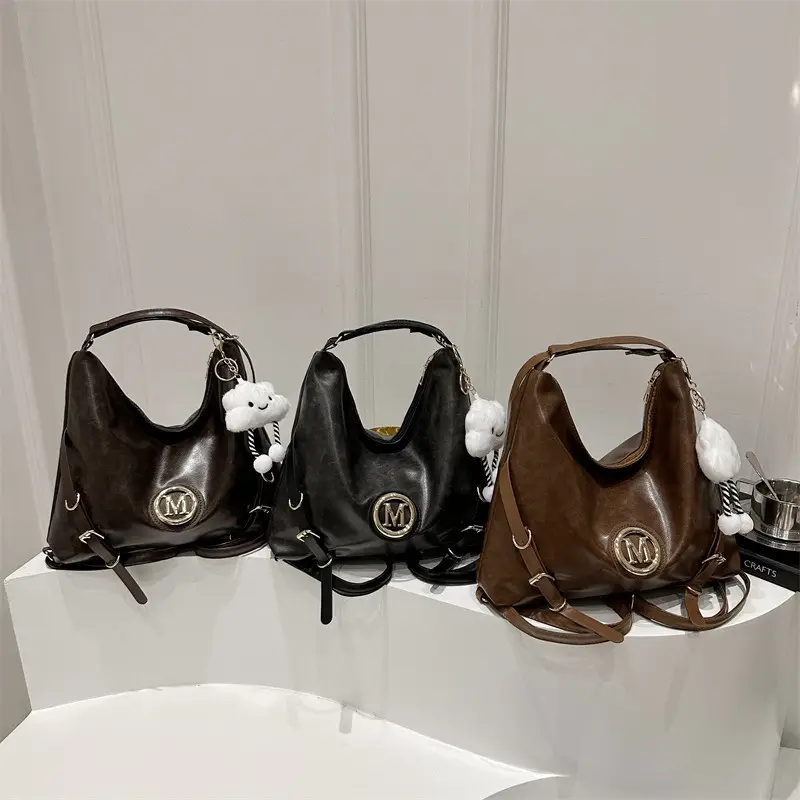 Women Cross-Border Tote Bag Large Capacity Brown