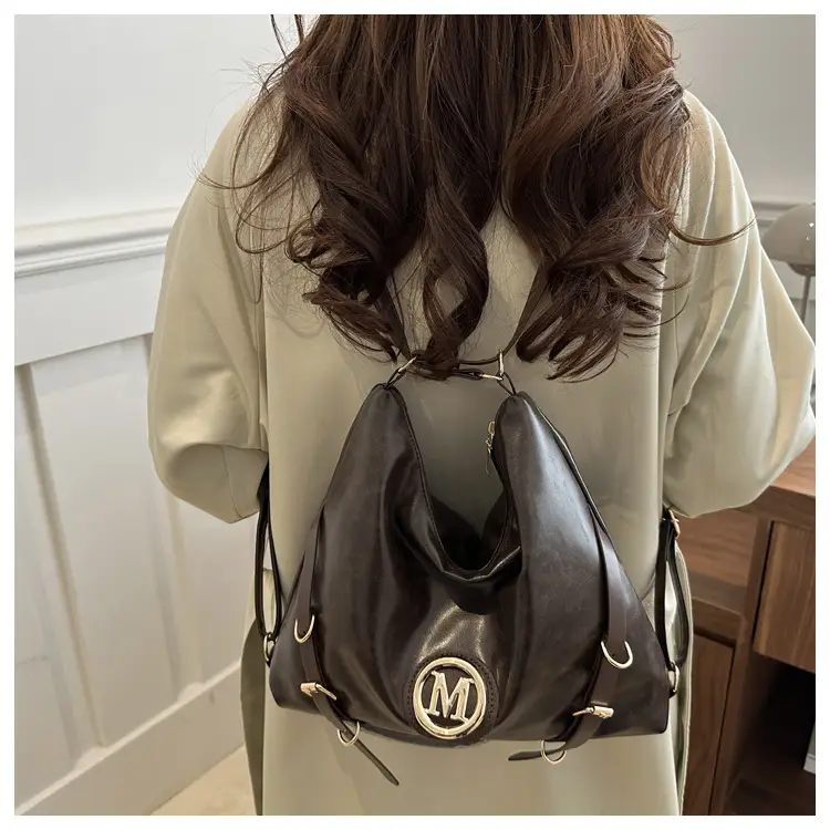 Women Cross-Border Tote Bag Large Capacity Brown — feature 10