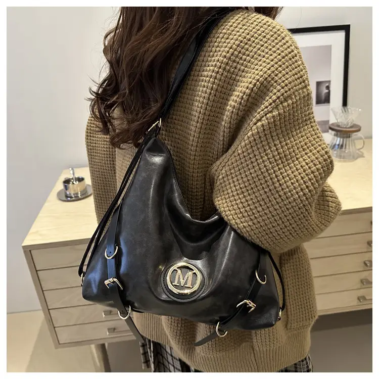 Women Cross-Border Tote Bag Large Capacity Brown — feature 27