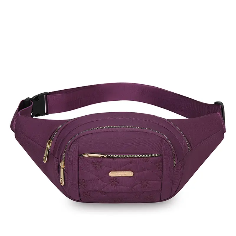 Blue Korean Style Mobile Phone Waist Bag