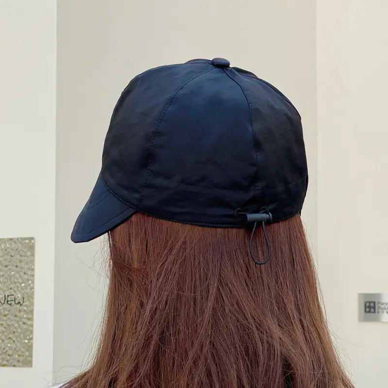 Women's Orange UV Hat with Adjustable Strap - Image 4