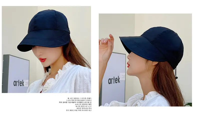 Women's Orange UV Hat with Adjustable Strap — feature 14