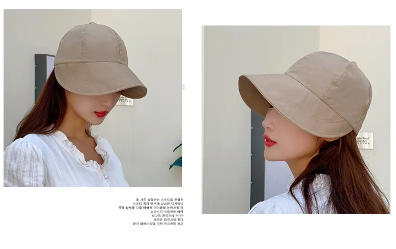 Women's Orange UV Hat with Adjustable Strap — feature 27