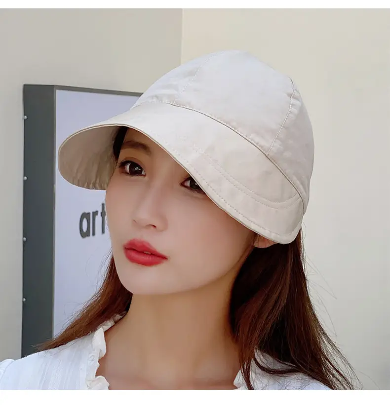 Women's Orange UV Hat with Adjustable Strap — feature 32