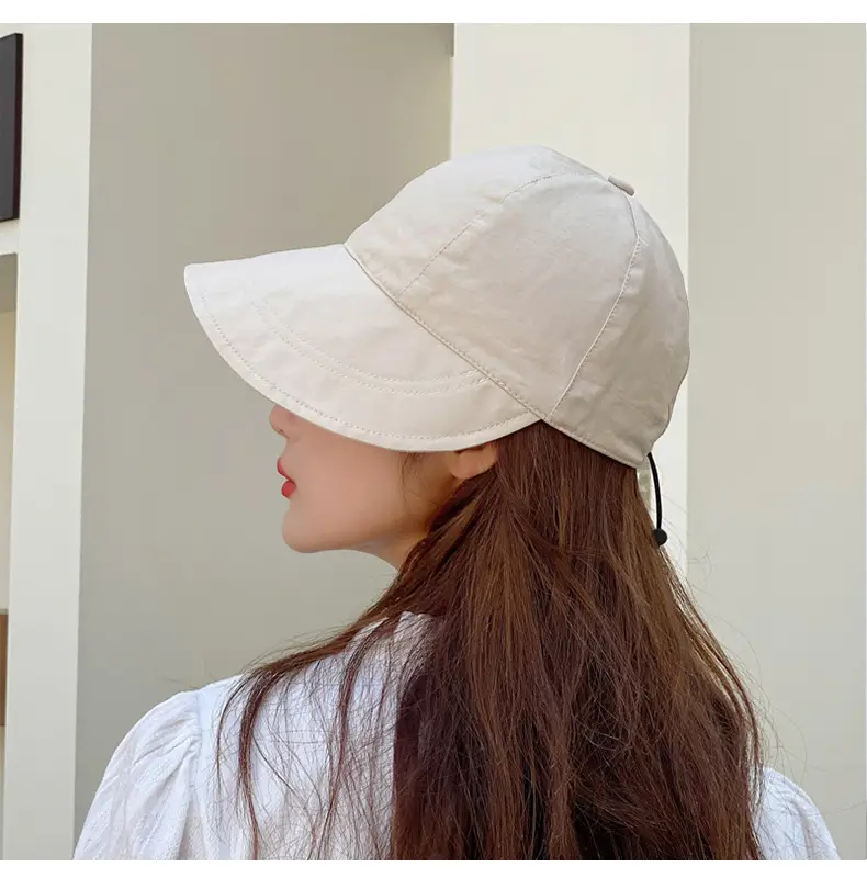 Women's Orange UV Hat with Adjustable Strap — feature 34