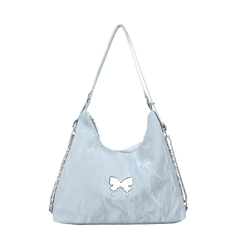 Light Grey Bowknot Shoulder Bag for Women - Image 10