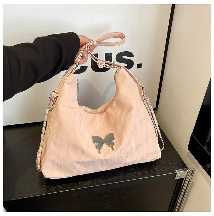 Light Grey Bowknot Shoulder Bag for Women — feature 14