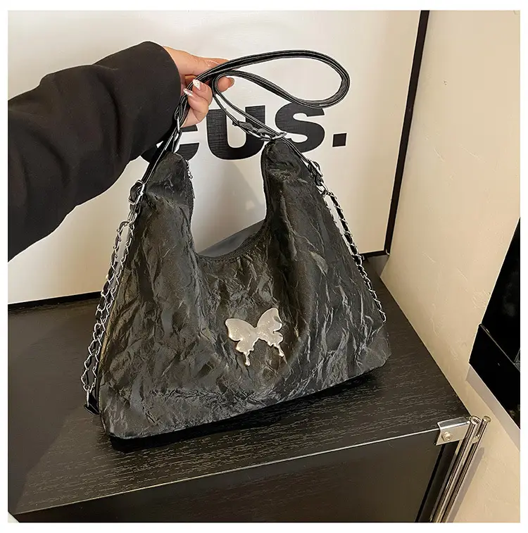 Light Grey Bowknot Shoulder Bag for Women — feature 20