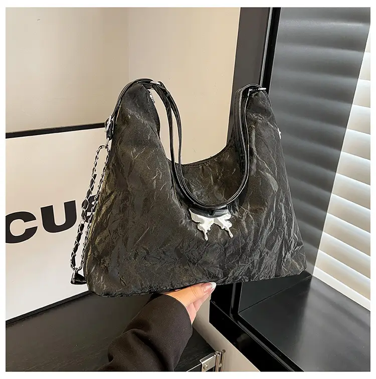 Light Grey Bowknot Shoulder Bag for Women — feature 21