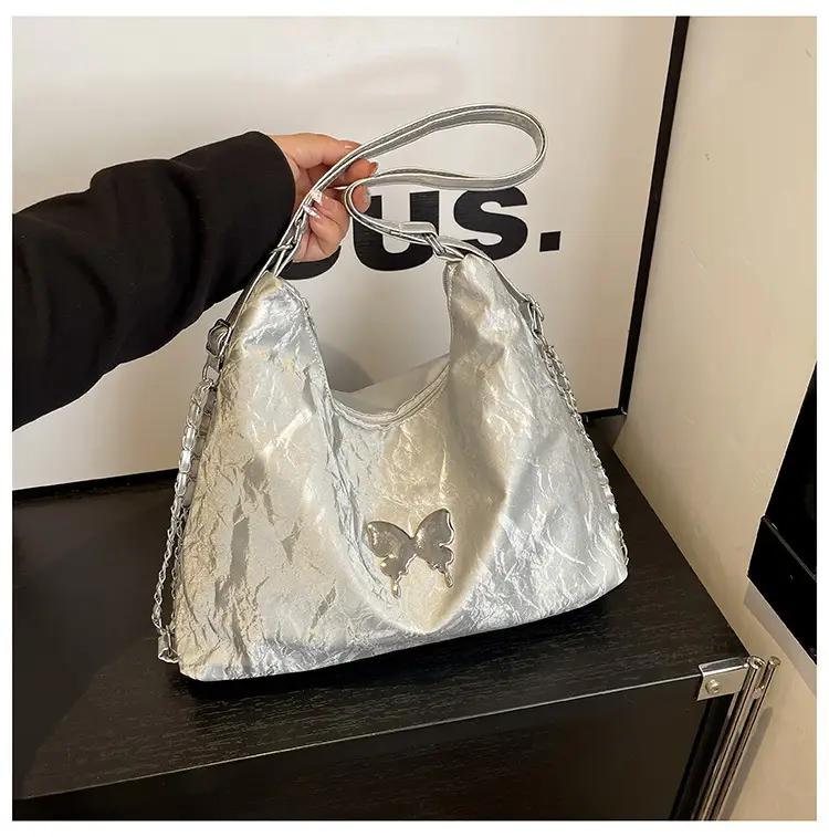 Light Grey Bowknot Shoulder Bag for Women — feature 22