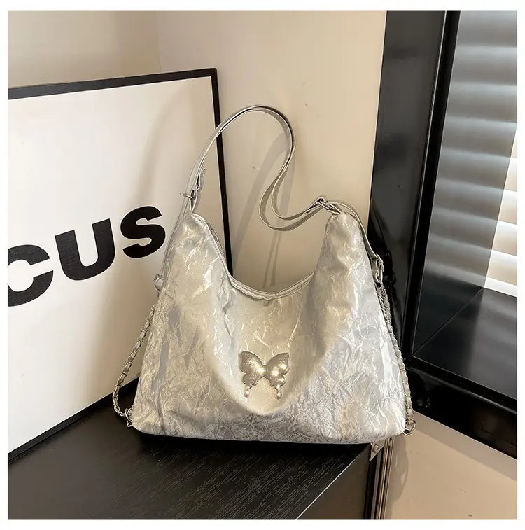 Light Grey Bowknot Shoulder Bag for Women — feature 23