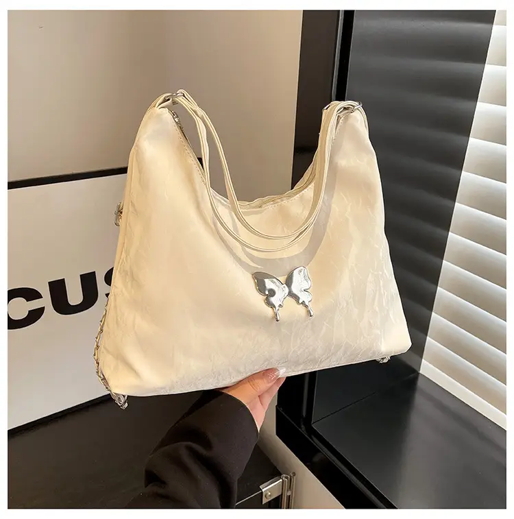 Light Grey Bowknot Shoulder Bag for Women — feature 26