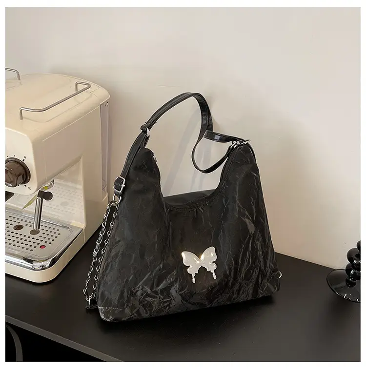 Light Grey Bowknot Shoulder Bag for Women — feature 30
