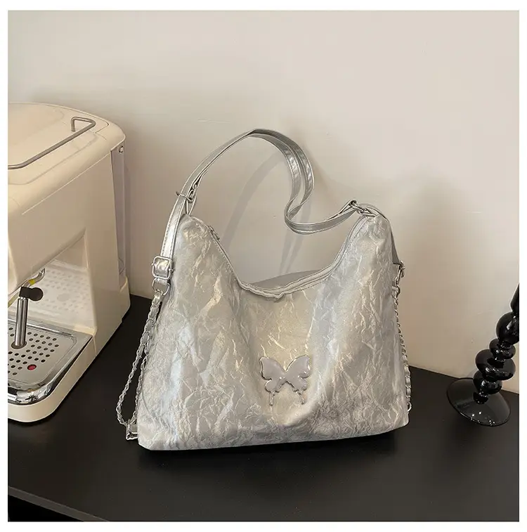 Light Grey Bowknot Shoulder Bag for Women — feature 34