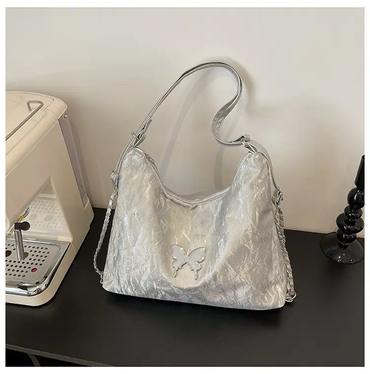 Light Grey Bowknot Shoulder Bag for Women — feature 35