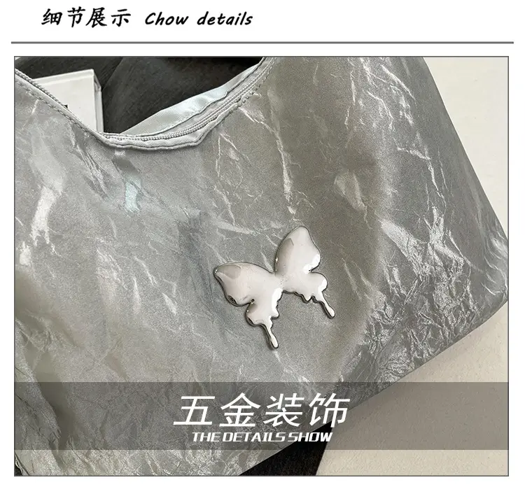 Light Grey Bowknot Shoulder Bag for Women — feature 4
