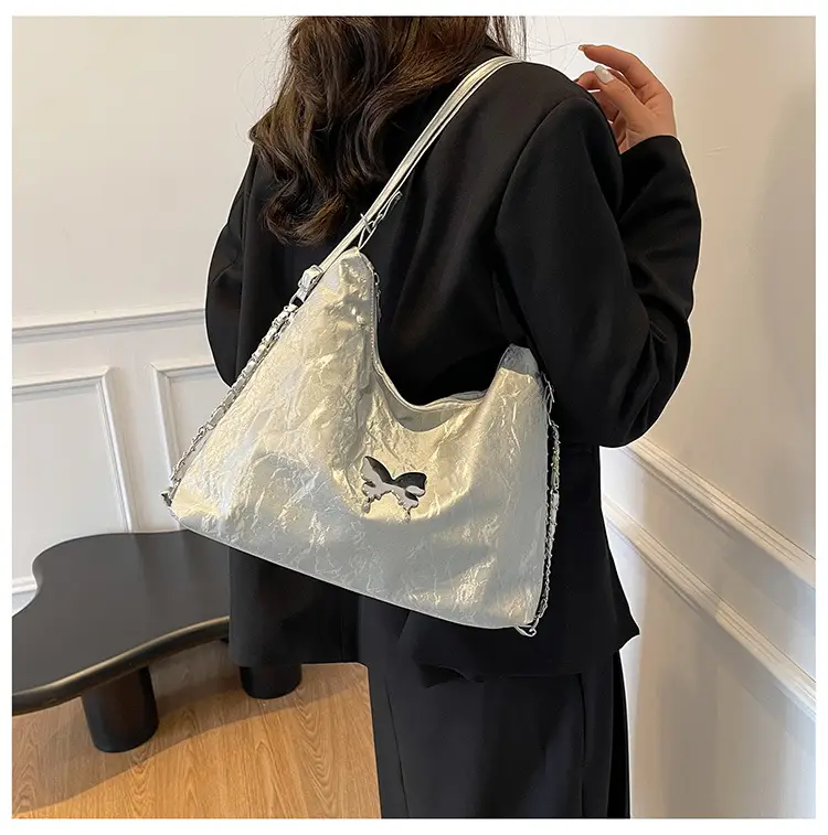 Light Grey Bowknot Shoulder Bag for Women — feature 43