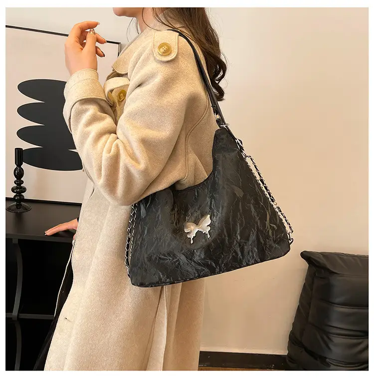 Light Grey Bowknot Shoulder Bag for Women — feature 45