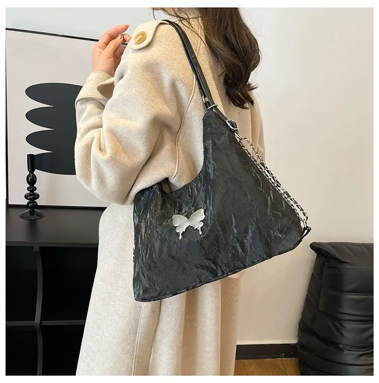 Light Grey Bowknot Shoulder Bag for Women — feature 46