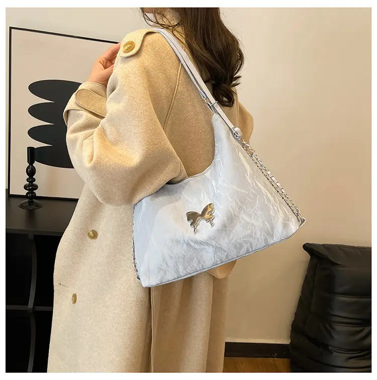Light Grey Bowknot Shoulder Bag for Women — feature 47