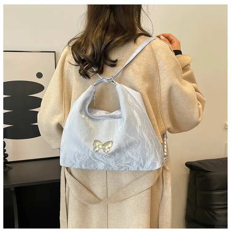 Light Grey Bowknot Shoulder Bag for Women — feature 49