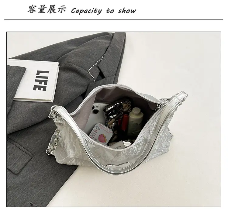 Light Grey Bowknot Shoulder Bag for Women — feature 9