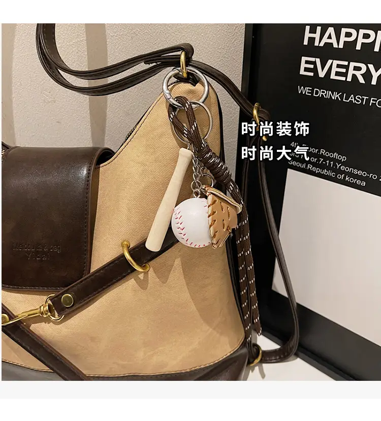 Women Retro Style Shoulder Tote Bag Beige Brown — feature 9