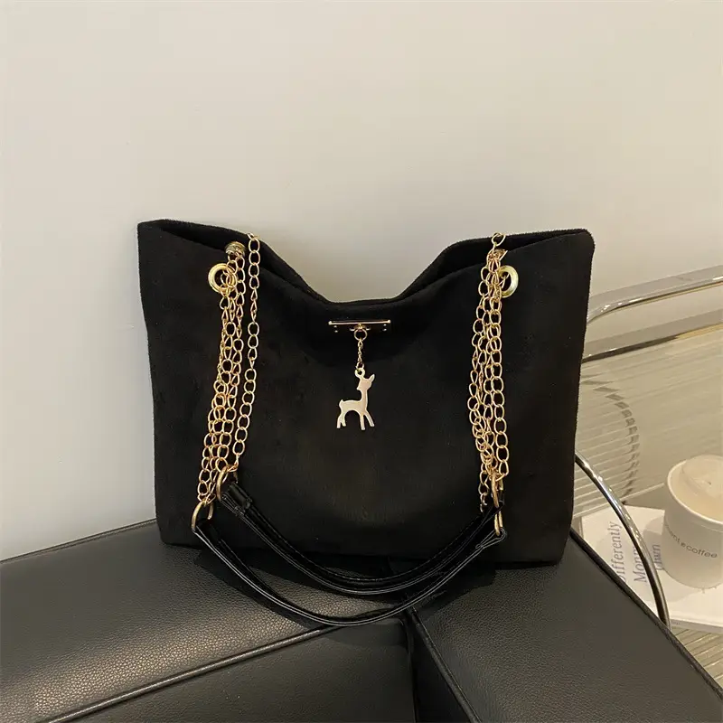 Vintage Chain Shoulder Bag Women 2024 Winter - Image 6