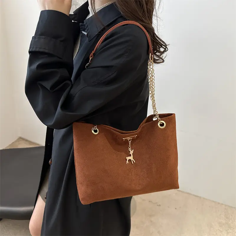 Vintage Chain Shoulder Bag Women 2024 Winter - Image 8