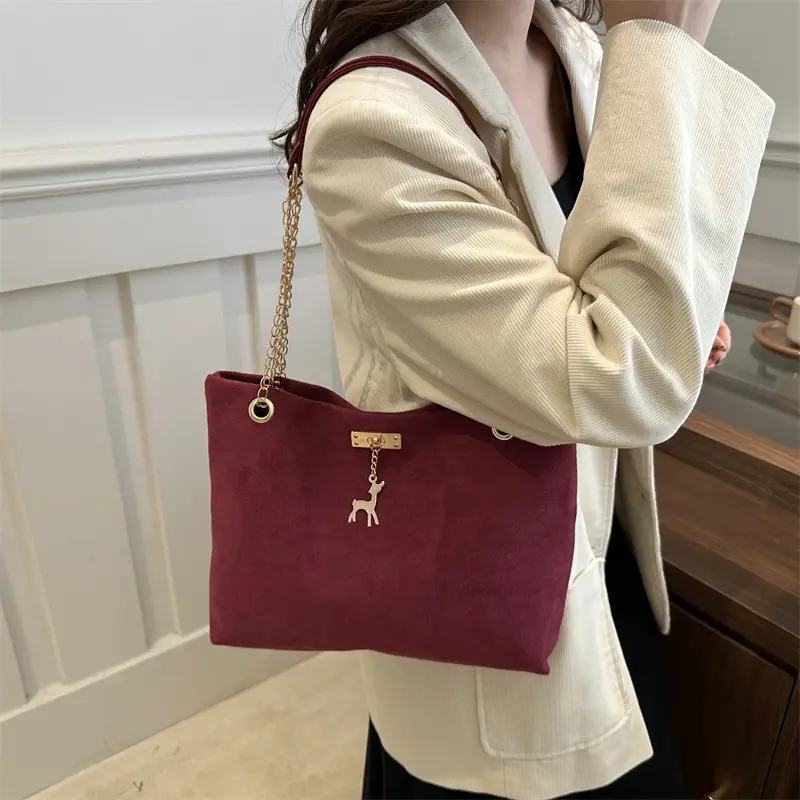 Vintage Chain Shoulder Bag Women 2024 Winter - Image 9
