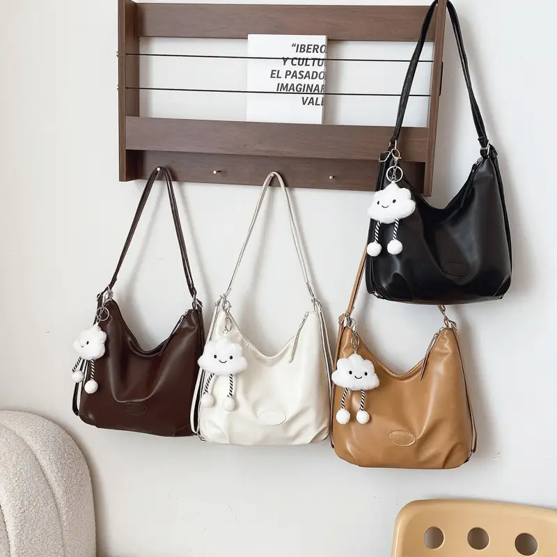 Women's Korean Style Chain Underarm Tote Bag 2024 - Image 9