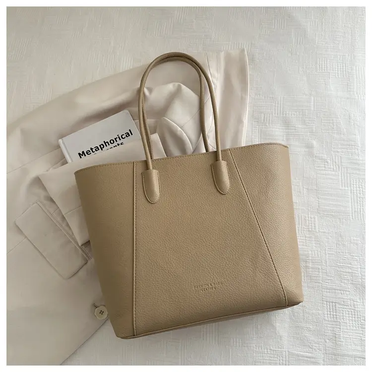 Black Leather Tote Bag for Women 2024 Autumn Winter — feature 16