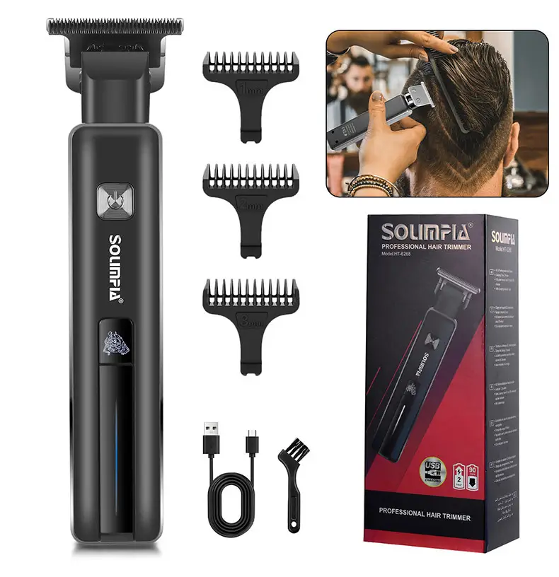 USB Rechargeable Electric Hair Clipper with Gradient Carving & 7200 RPM — feature 12