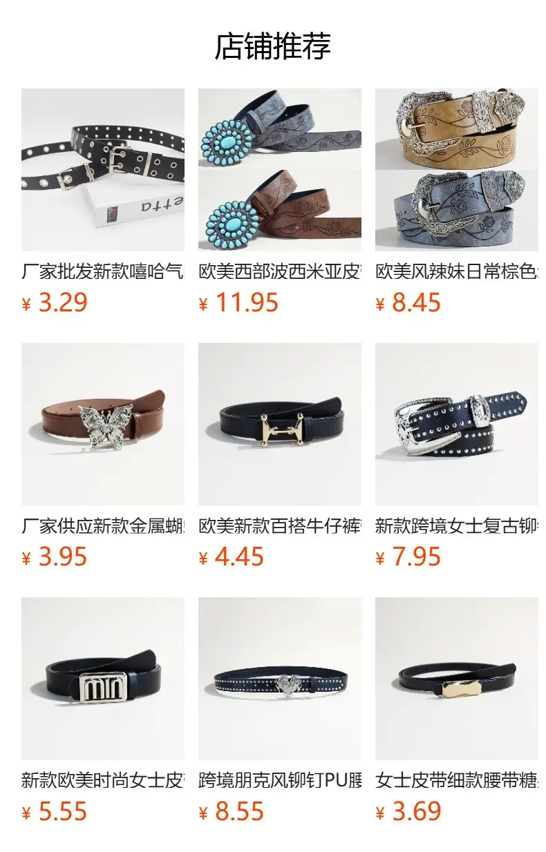 Women's Sparkly Silver Belt with Buckle — feature 1