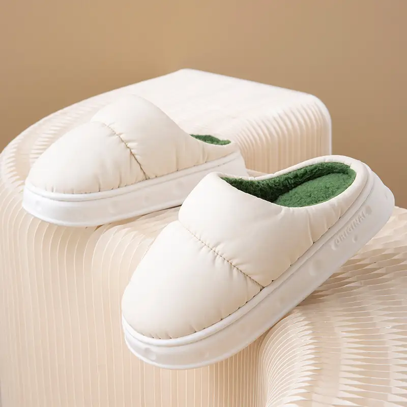 2026 New Cotton Slippers for Women, Winter down Non-Slip Waterproof Warm Couple Indoor Home Cotton Slippers for Men - Image 6