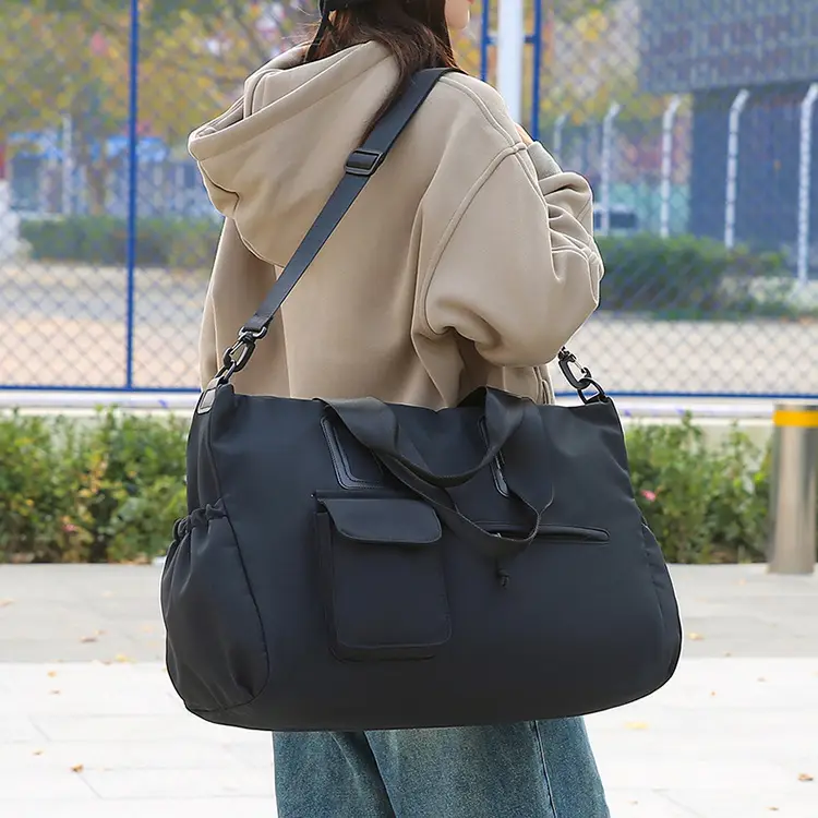 Women's Waterproof Travel Bag Brown Large Capacity — feature 16