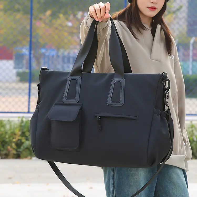 Women's Waterproof Travel Bag Brown Large Capacity — feature 31
