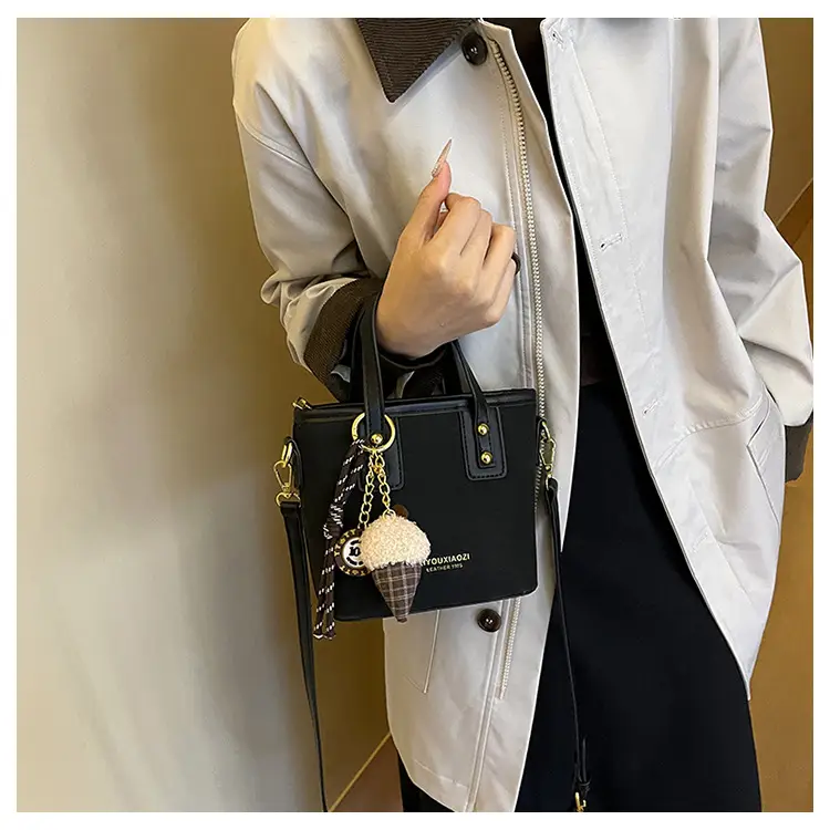 2025 Women's Square Plush Pendants Crossbody Bag — feature 25