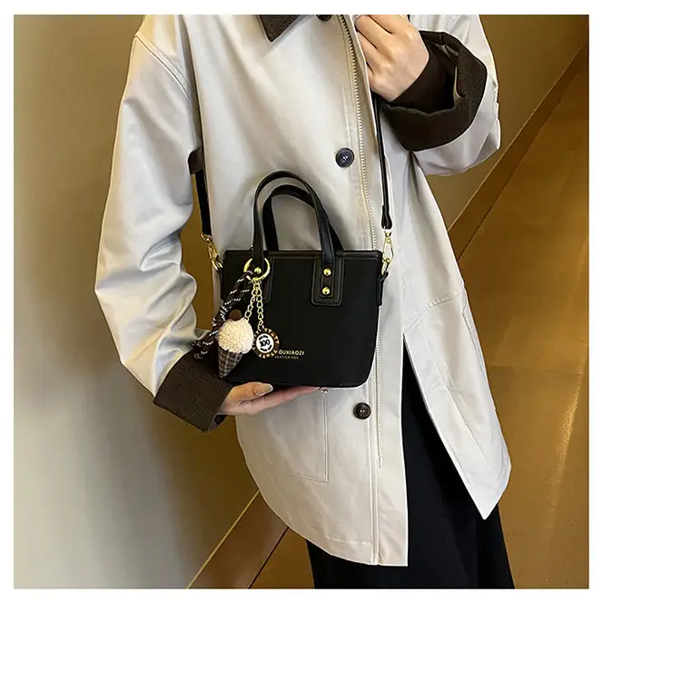 2025 Women's Square Plush Pendants Crossbody Bag — feature 26