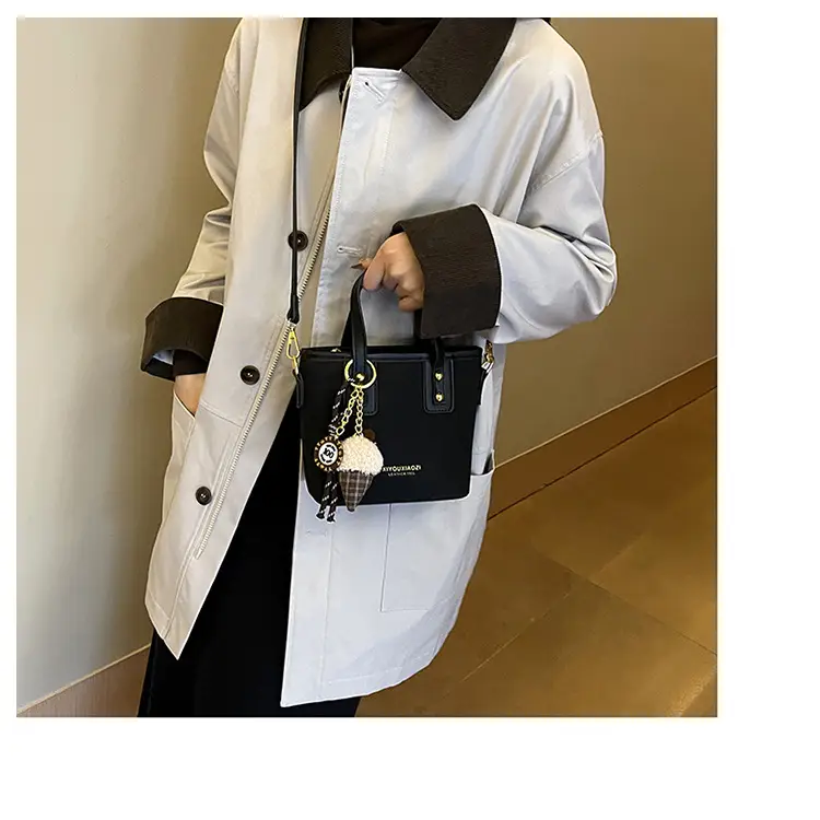 2025 Women's Square Plush Pendants Crossbody Bag — feature 27