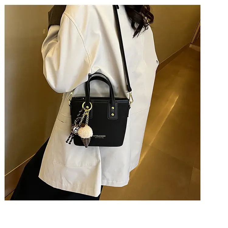 2025 Women's Square Plush Pendants Crossbody Bag — feature 28