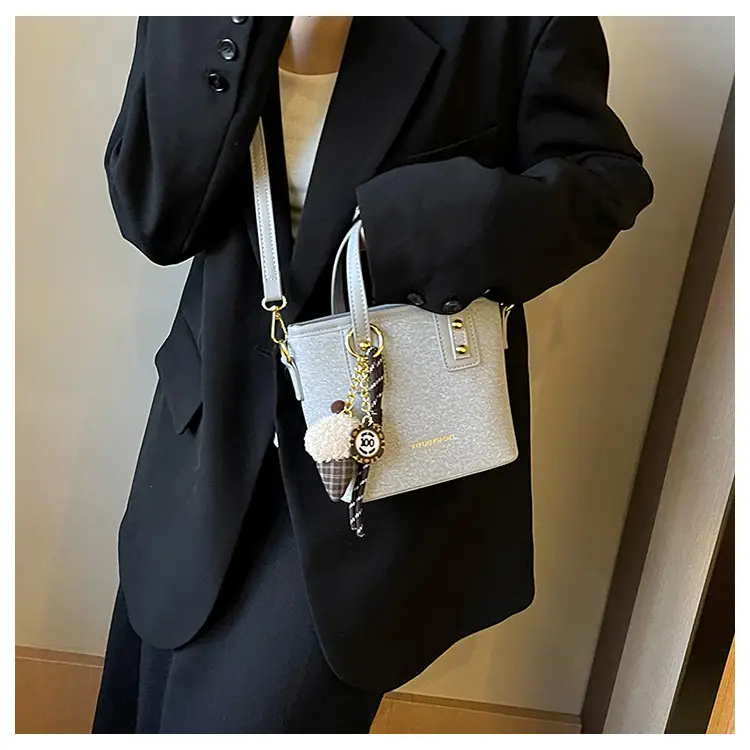 2025 Women's Square Plush Pendants Crossbody Bag — feature 32