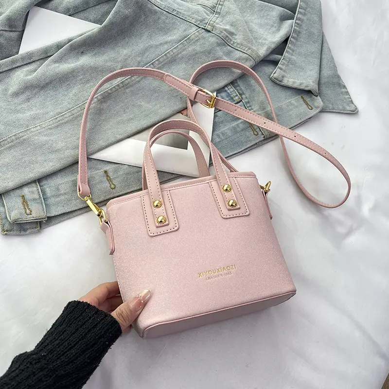 2025 Women's Square Plush Pendants Crossbody Bag - Image 2
