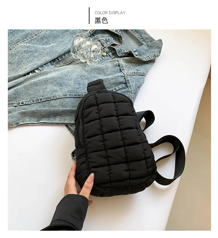 Blue Plaid Crossbody Bag for Women — feature 13