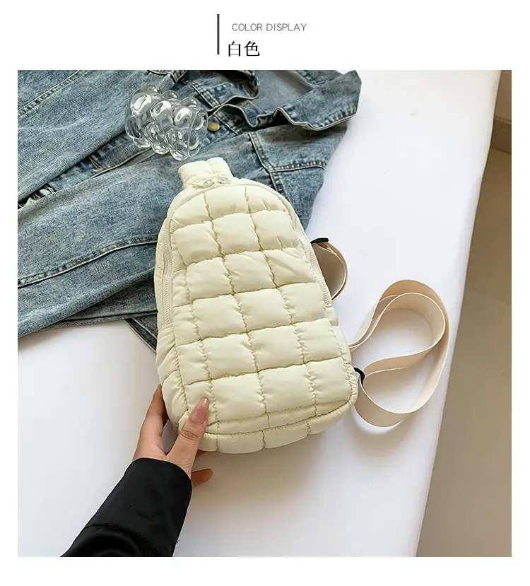 Blue Plaid Crossbody Bag for Women — feature 14