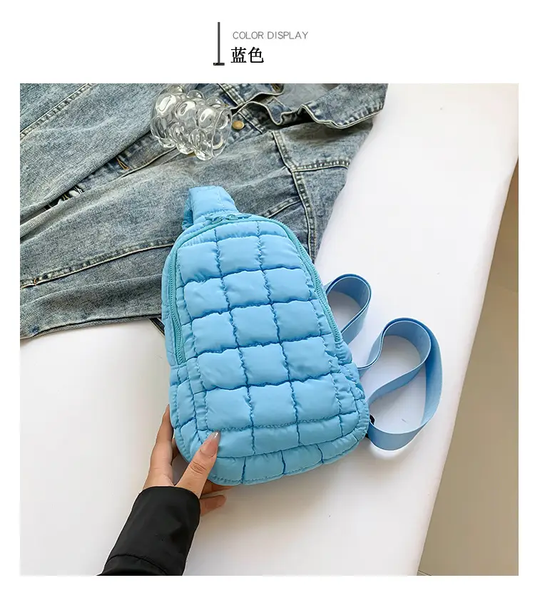 Blue Plaid Crossbody Bag for Women — feature 20